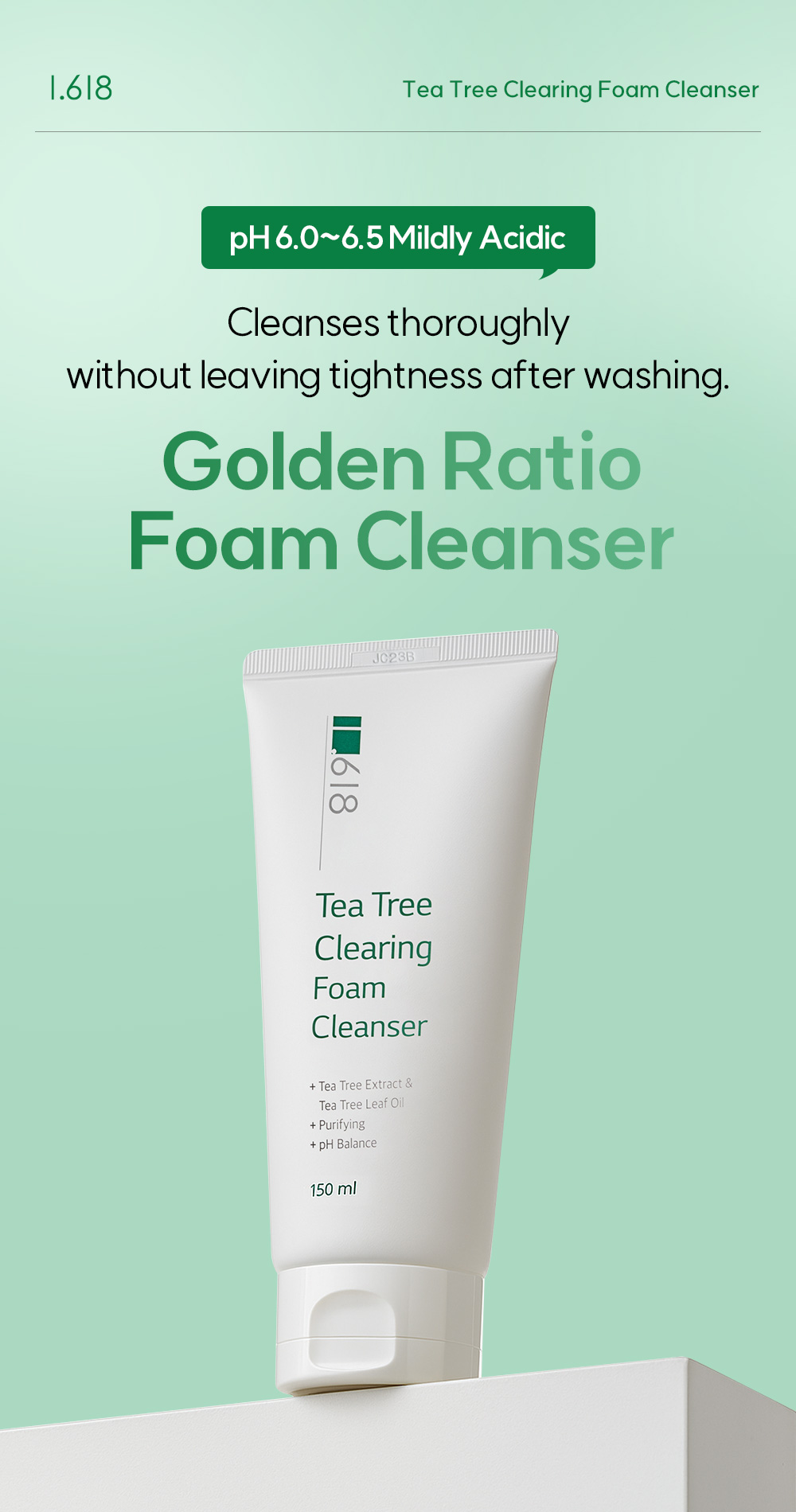 Tea Tree Clearing Foam Cleanser