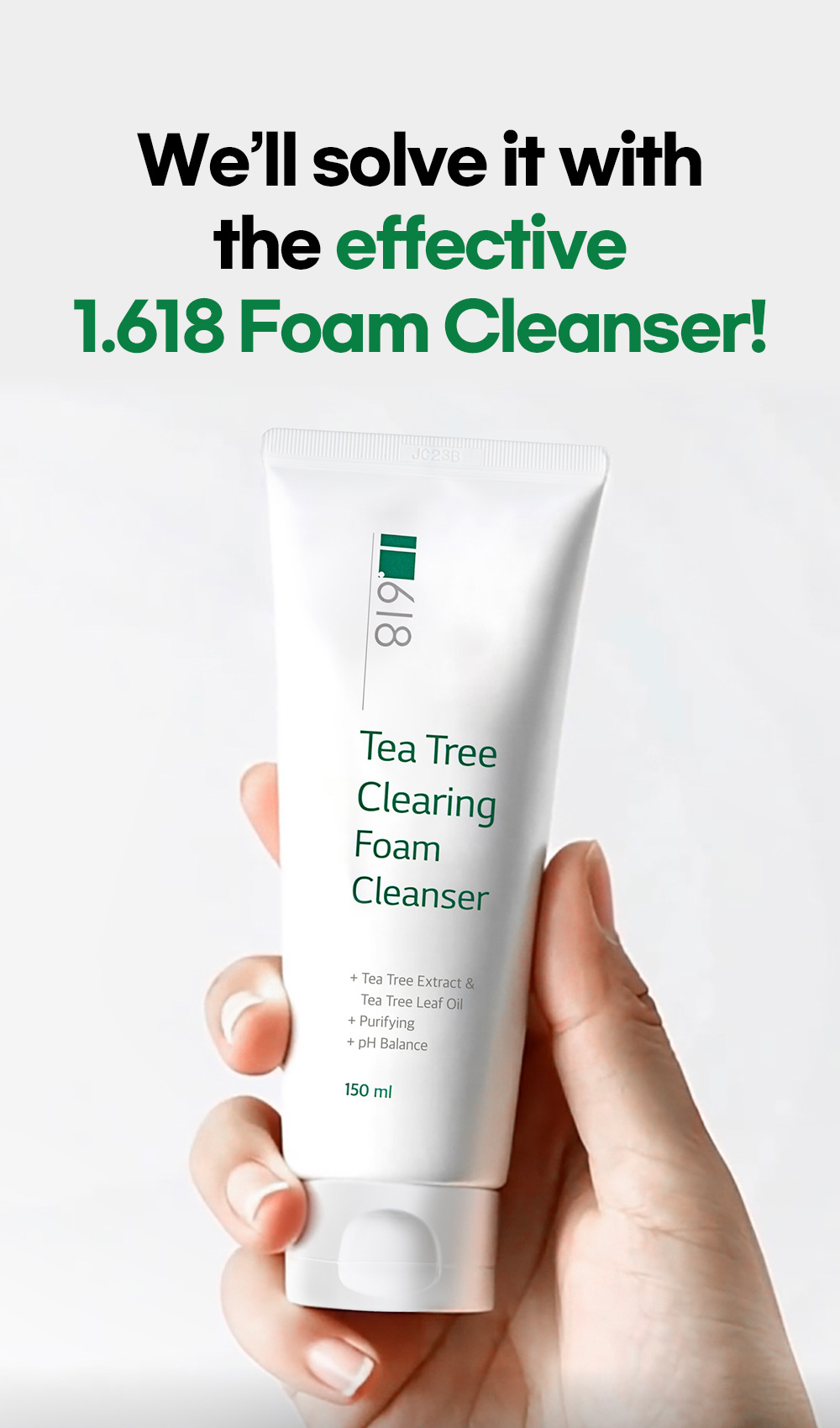 Tea Tree Clearing Foam Cleanser Details 5